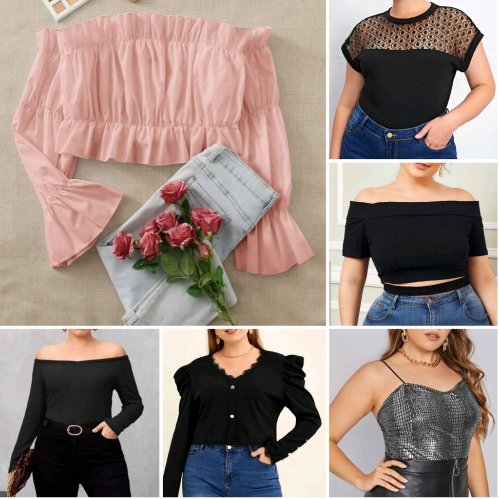 Shein tops plus on sale size