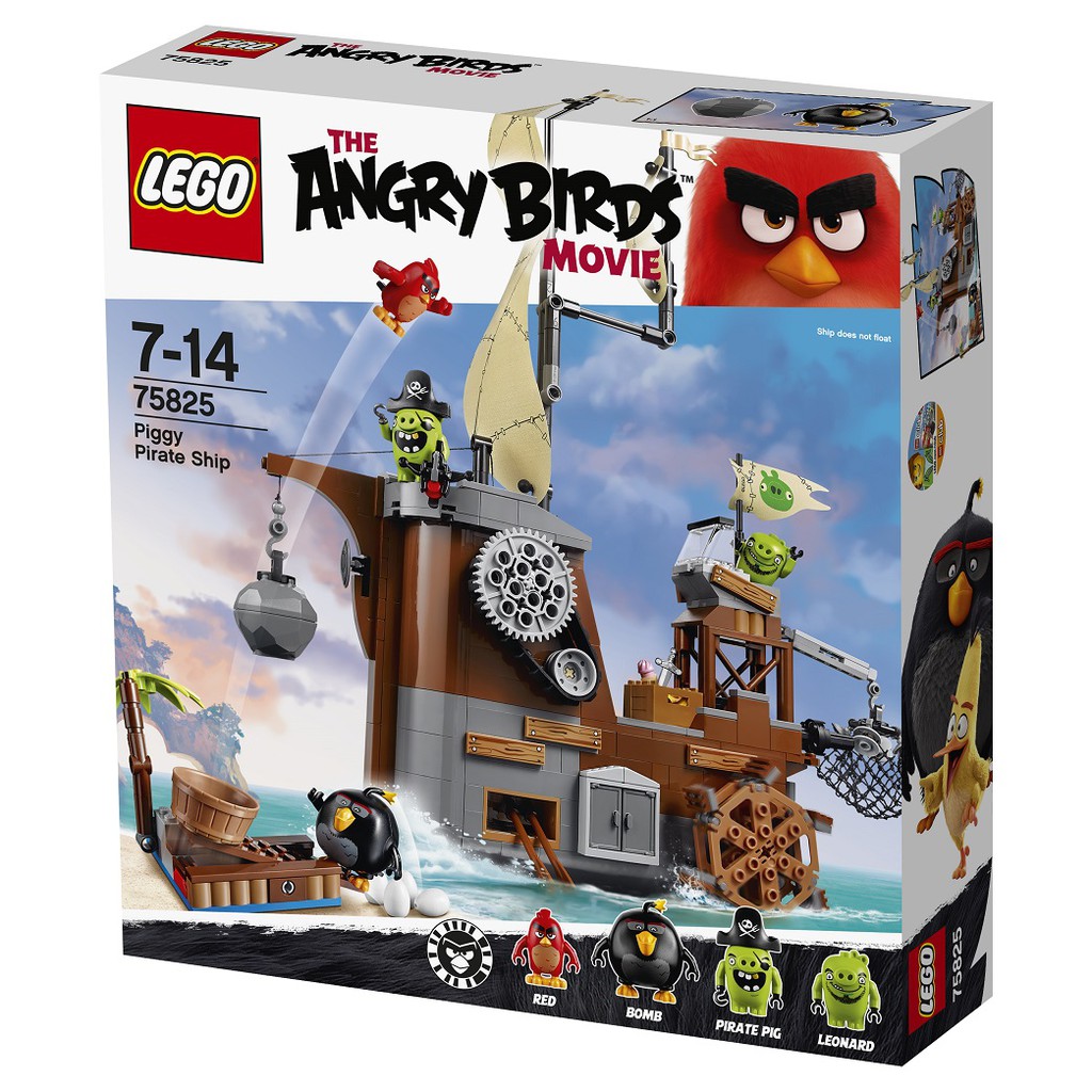 angry birds lego pirate ship