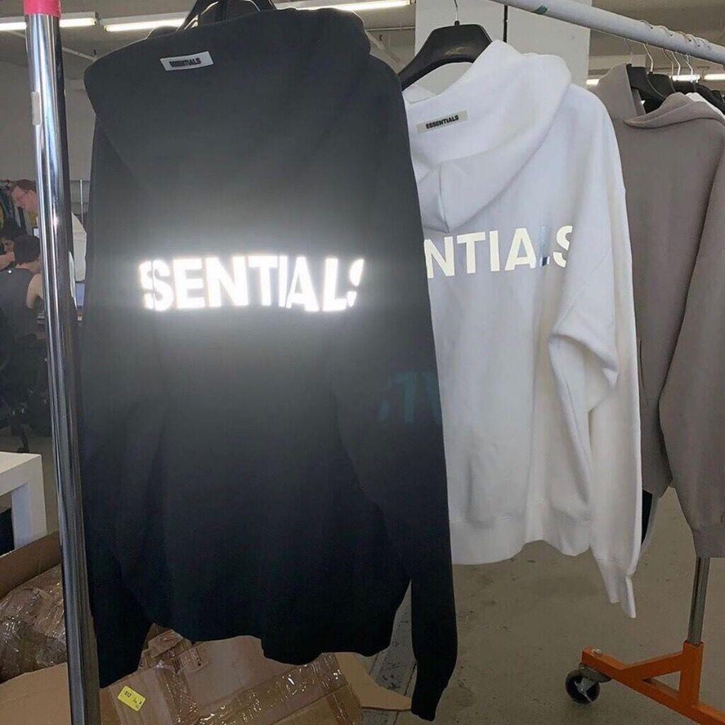 essentials reflective hoodie