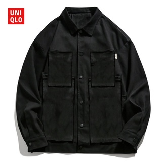 【COD】Men's Jackets Trend Korean Fashion Jacket Cotton Streetwear Hooded Brand Outerwear CasualCoats #3