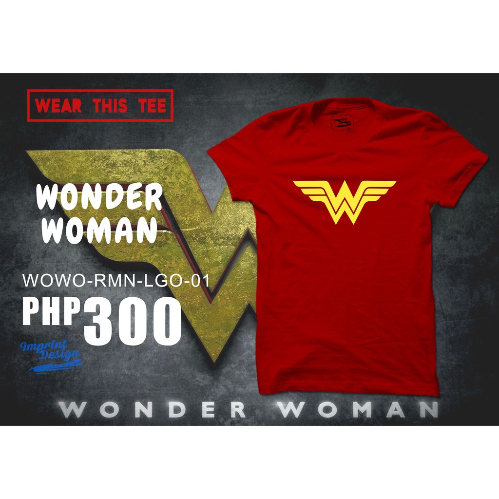 red wonder woman shirt
