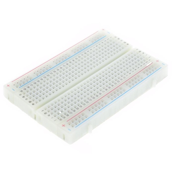 Half Sized Breadboard 400 Tie Point Interlocking Solderless perfect for ...