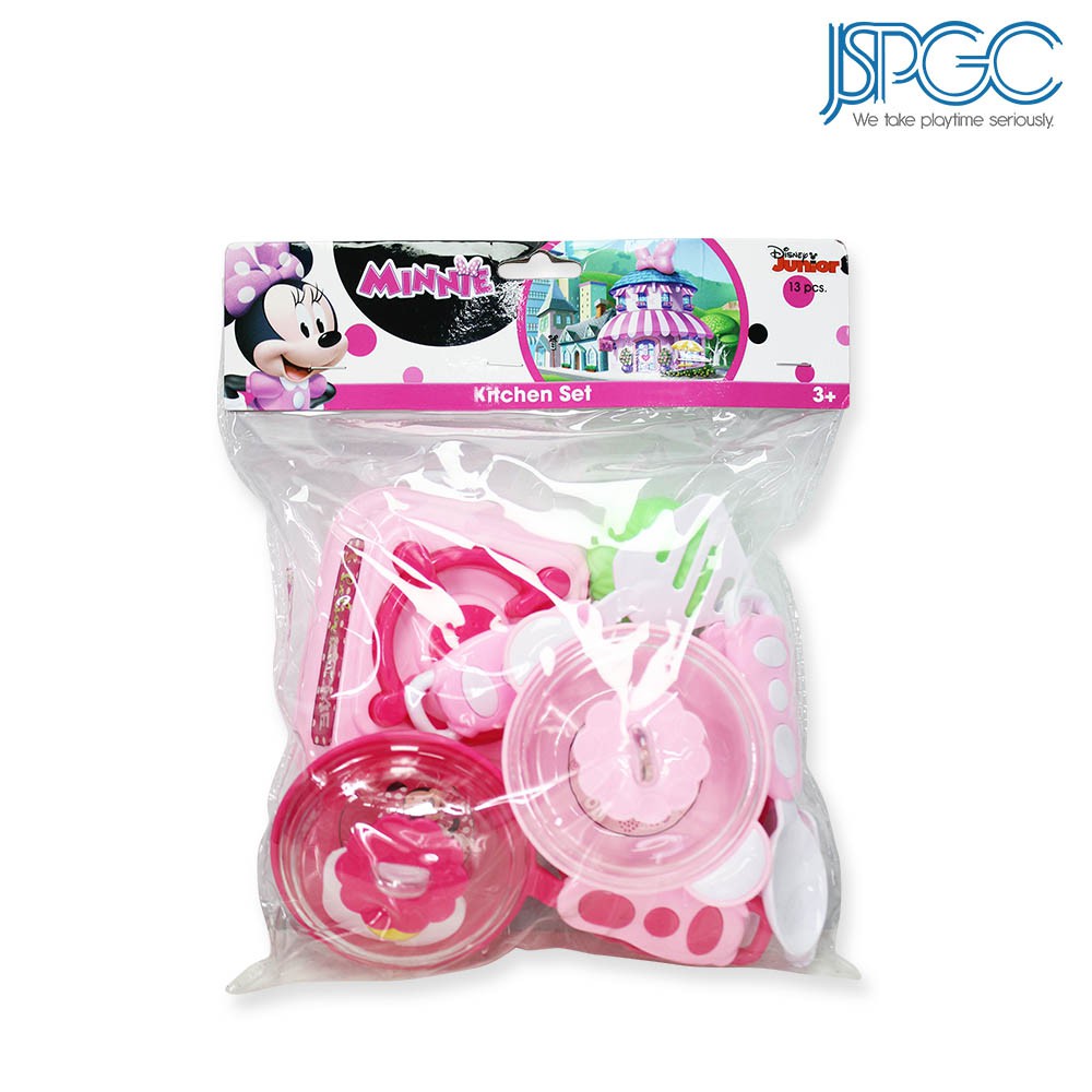 minnie mouse pots and pans playset