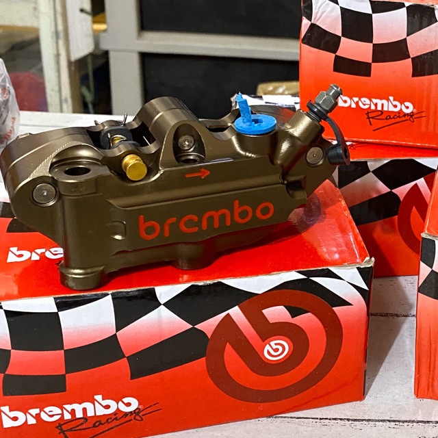 Brembo Caliper 4 pot w/ bracket aerox nmax wave Shopee Philippines