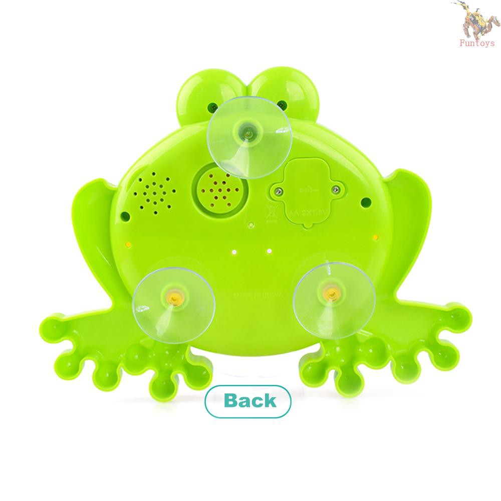 frog bath bubble machine