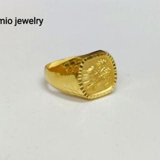 pawnable men's ring size10 grams3.7_3.8approx cod pure gold brand new ...