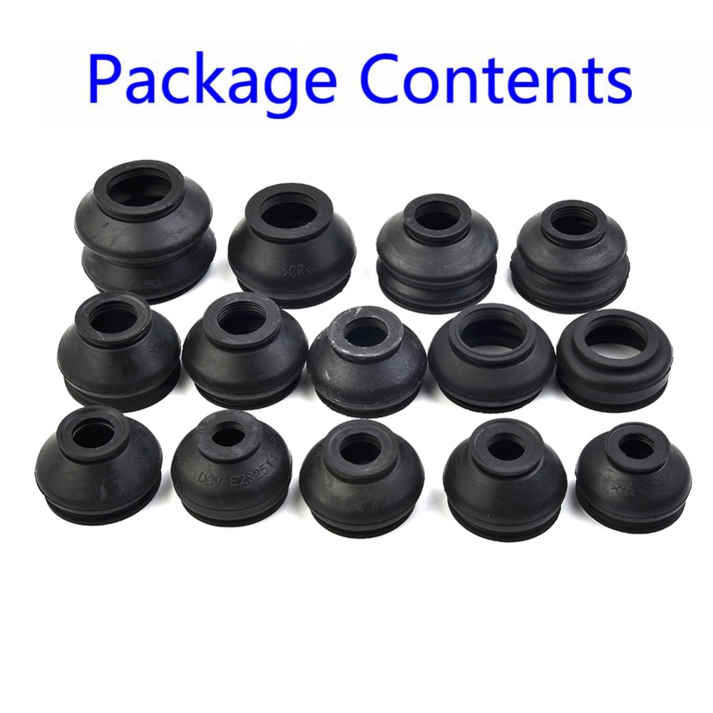14x Universal Rubber Dust Cover Tie Rod End Ball Joint Dust Boot Dust