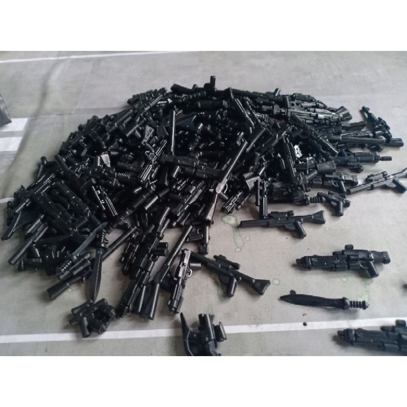 Assorted Plinker Toy Guns for Lego Characters Miniature Toys | Shopee ...