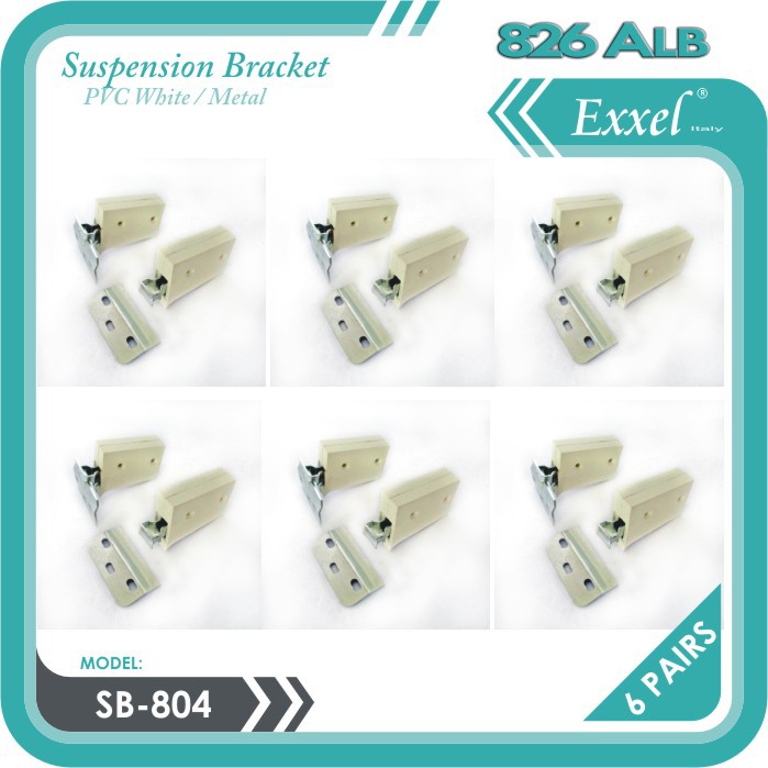 PVC Cabinet Suspension Bracket for Hanging Cabinet SB804  6pairs