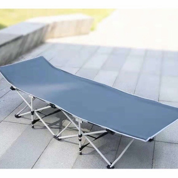 portable folding bed chair with bag camp(gray)