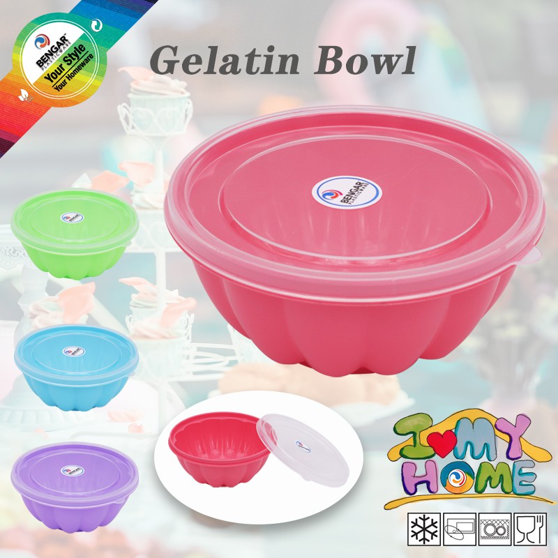 Hqc Classic Gelatin Bowl Molded Plastic Dessert Gulaman Shopee Philippines