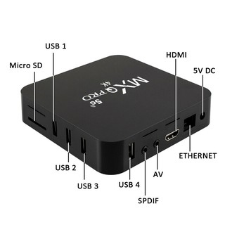 MXQ PRO 4K 5G TV Box 2020 Latest Version Android 10.1 4G+32G Ultra HD