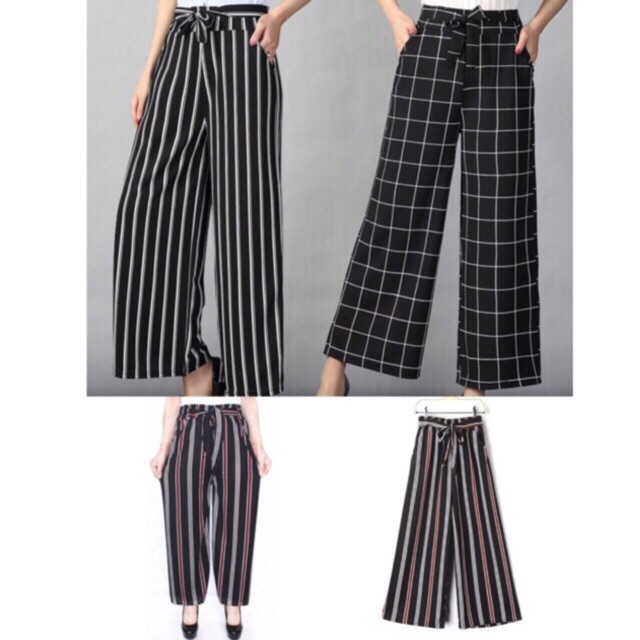 stripes square pants