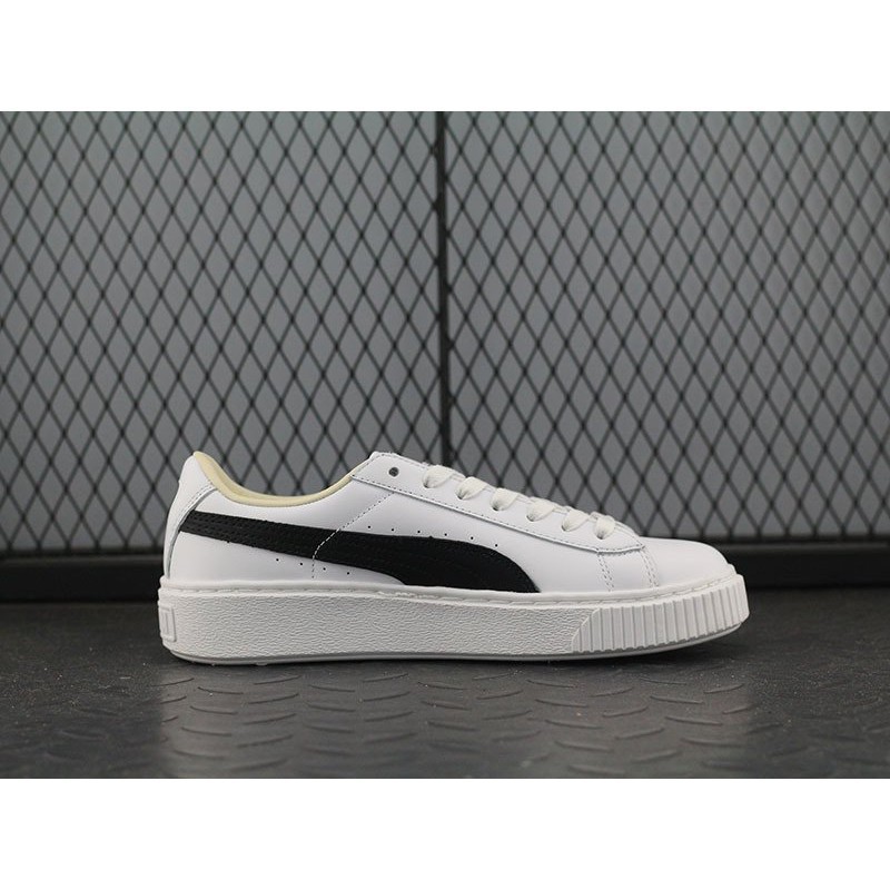 puma white platform shoes