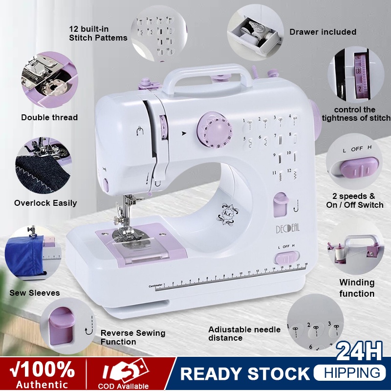 12 needle multifunctional sewing machine mini household electric