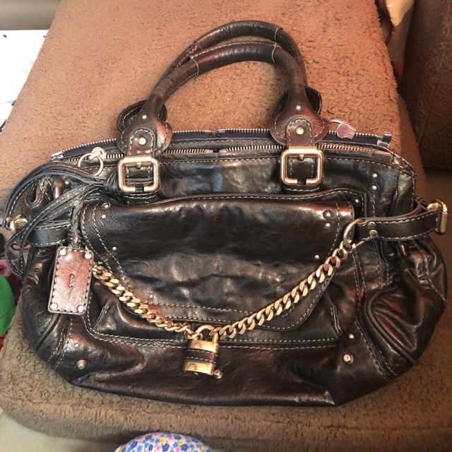 authentic chloe paddington bag