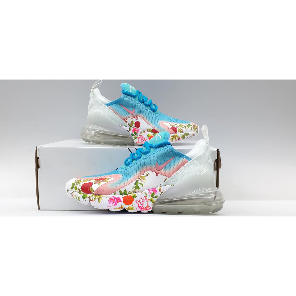 الفراش المقاضاة يرمي Nike Air Max 270 Floral Blue Claudiastories Com