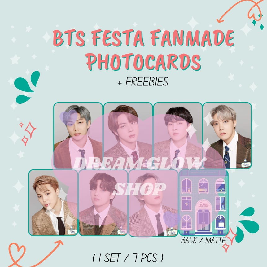 Bts Festa D Day Calendar Fanmade Photocards Shopee Philippines