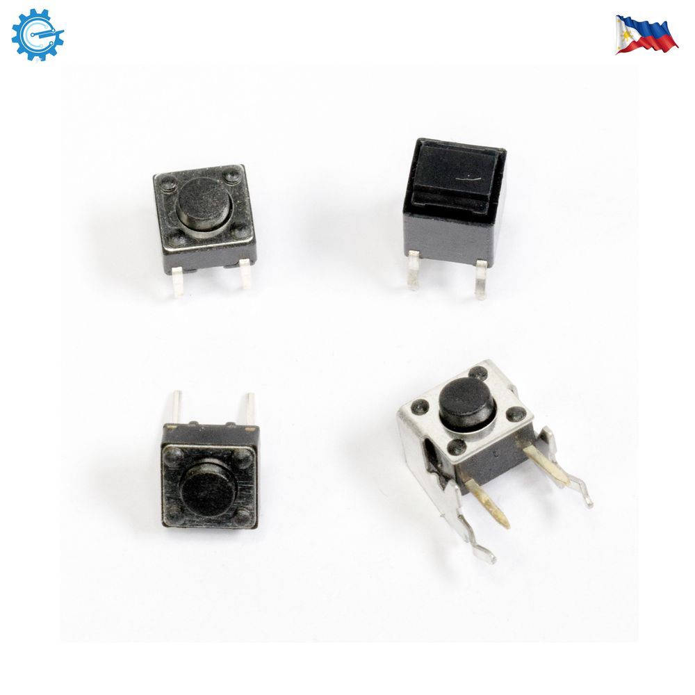 5pcs Push Button Tact Switch Momentary ON SPST Through Hole col ...