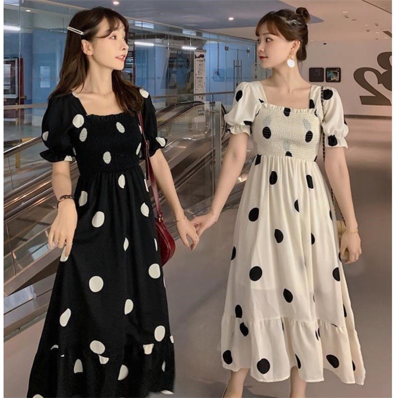 Long casual dress shopee