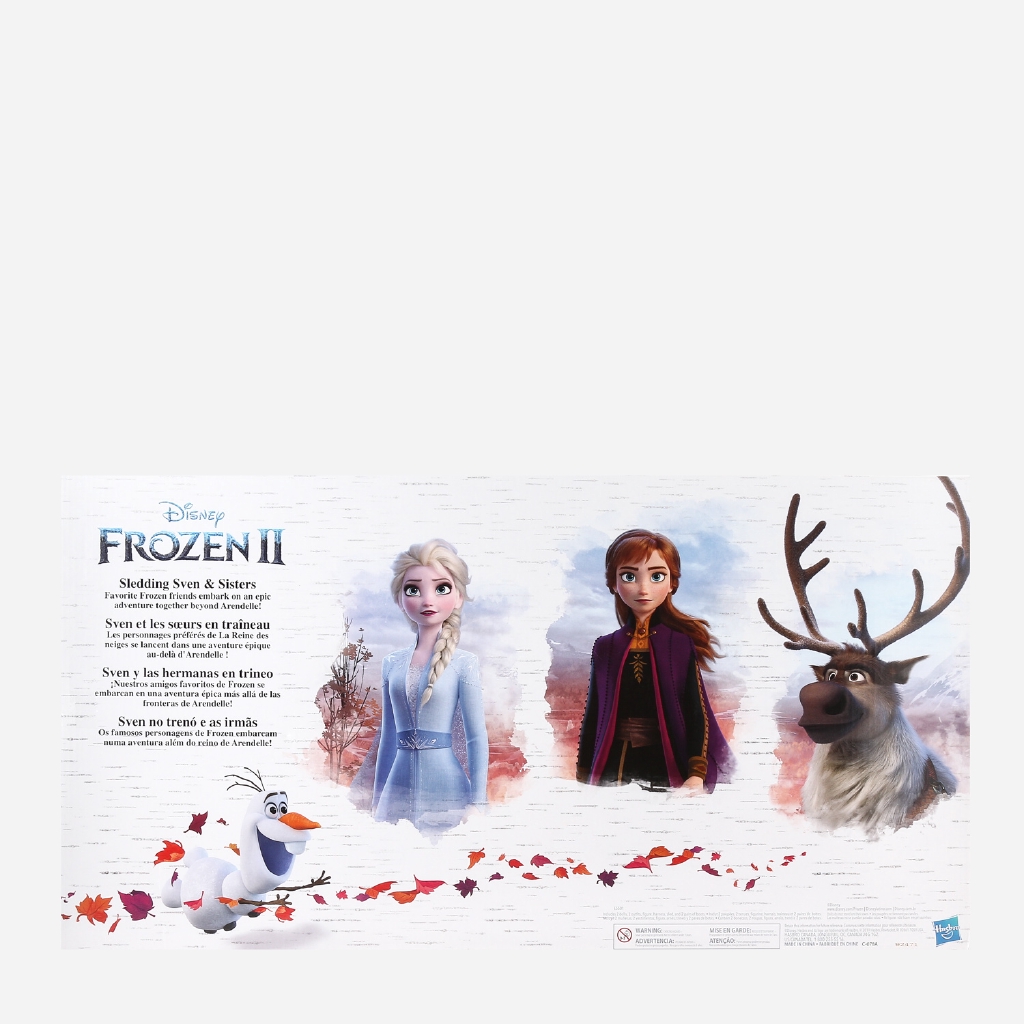 frozen 2 sledding sven and sisters