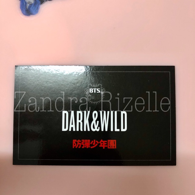 Rare Official Bts Dark And Wild Group Photocard Shopee Philippines