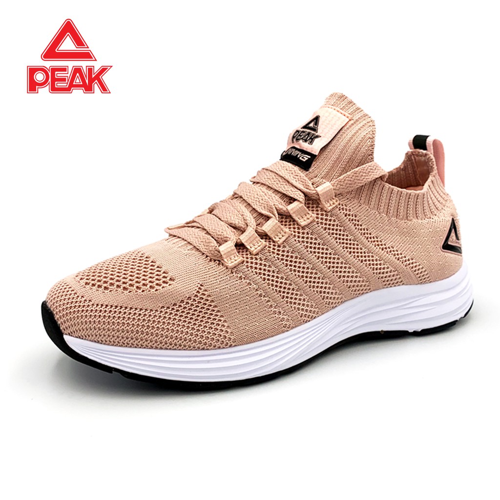 on running shoes pink