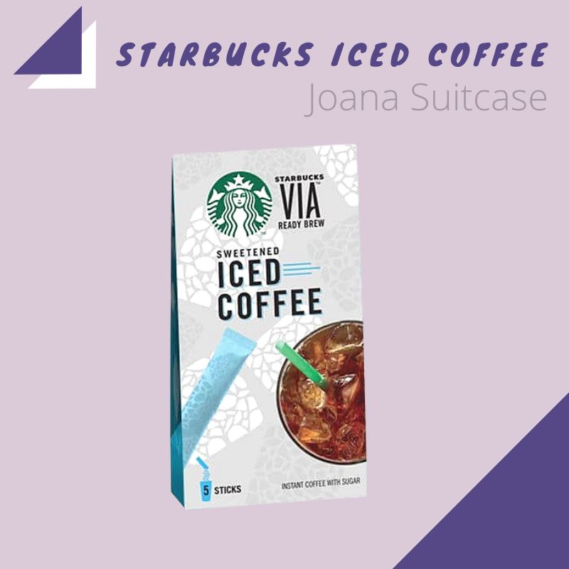 Starbucks Coffee Arabica Coffee Starbuck Via Ready Brew Sweetened Iced Coffee 5 Stick Black