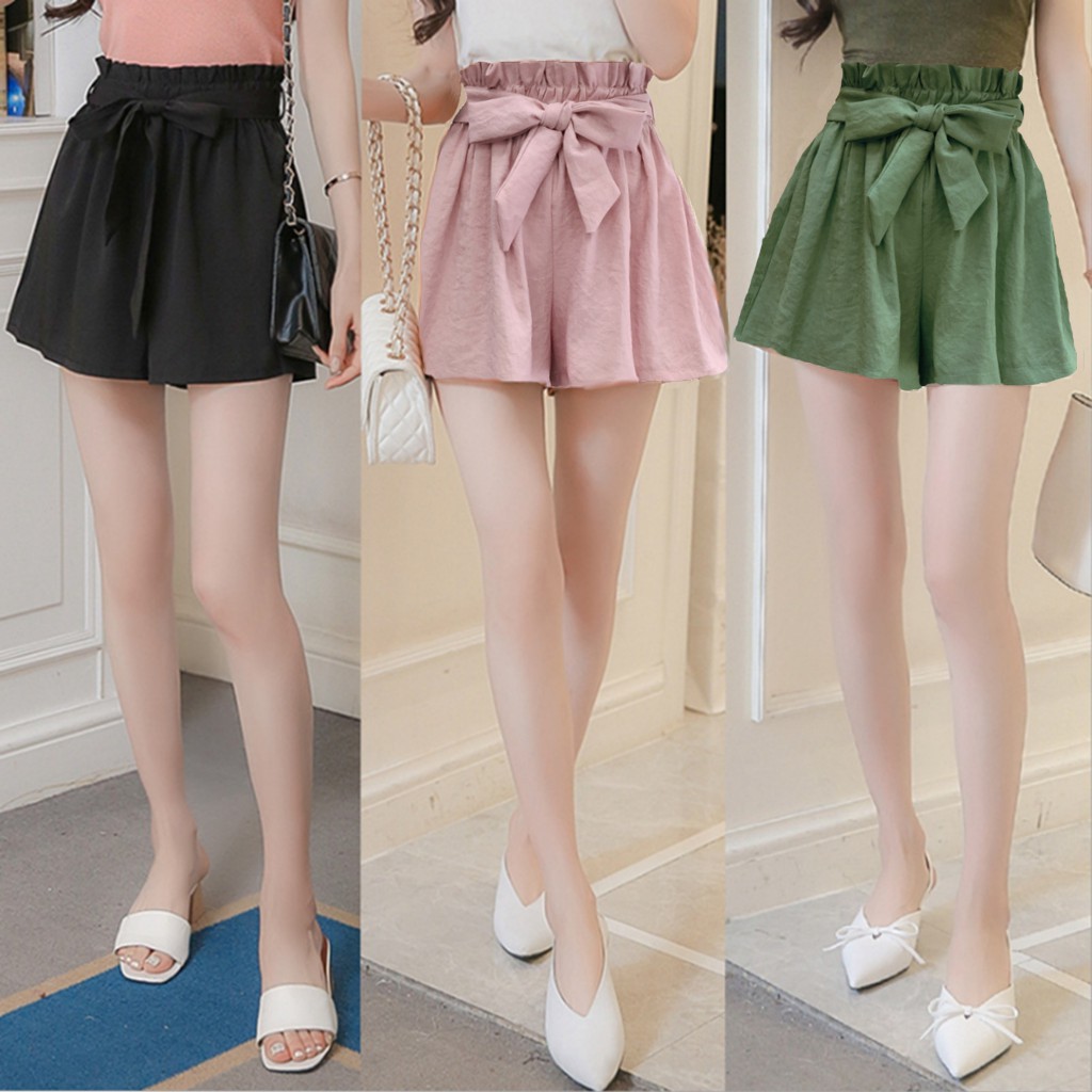 high waisted shorts that tie