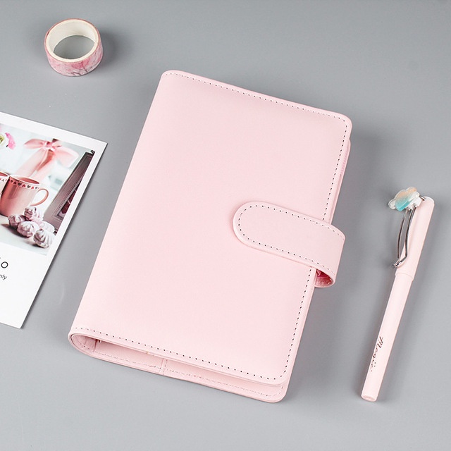 [on hand] A5/A6 Color Macaron Notebook Office Storage Stationery Binder ...