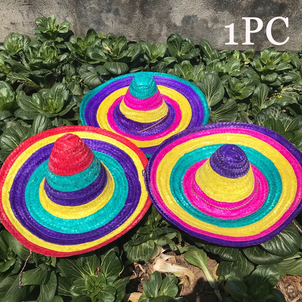 Men Women Holiday Mexican Style Party Supplies Decoration Colorful