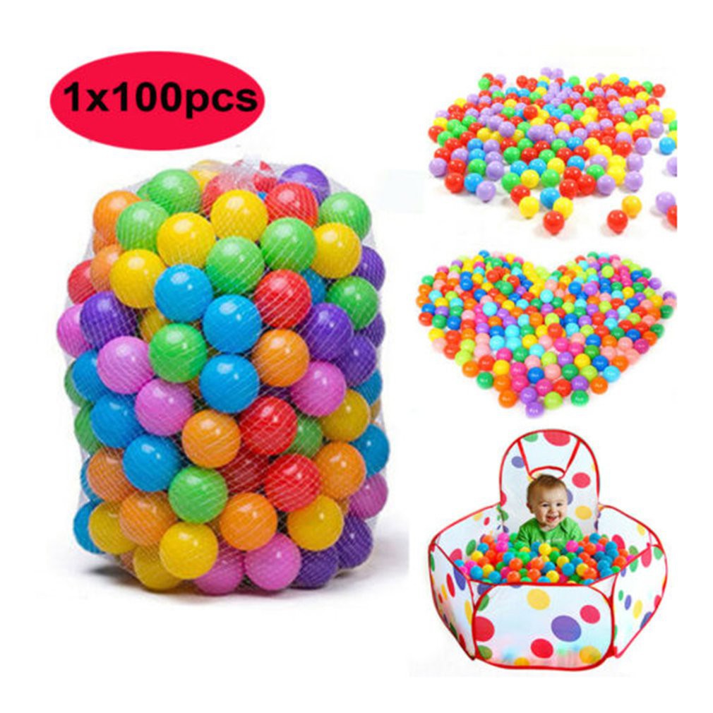 【50/100 pcs】Colorful Baby Play Balls Soft Plastic Ocean Balls for kids