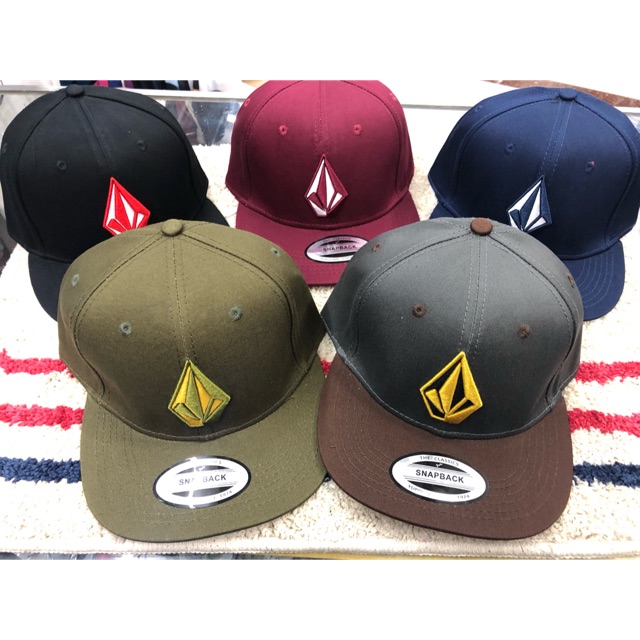 volcom snapback hats