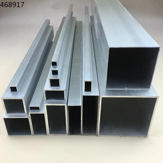 Aluminum alloy square tube profile aluminum 10*15*20*25*30*40*44*50*60*76*80*1*2*3mm Shopee