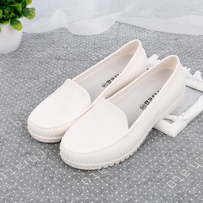 all white non slip nursing shoes