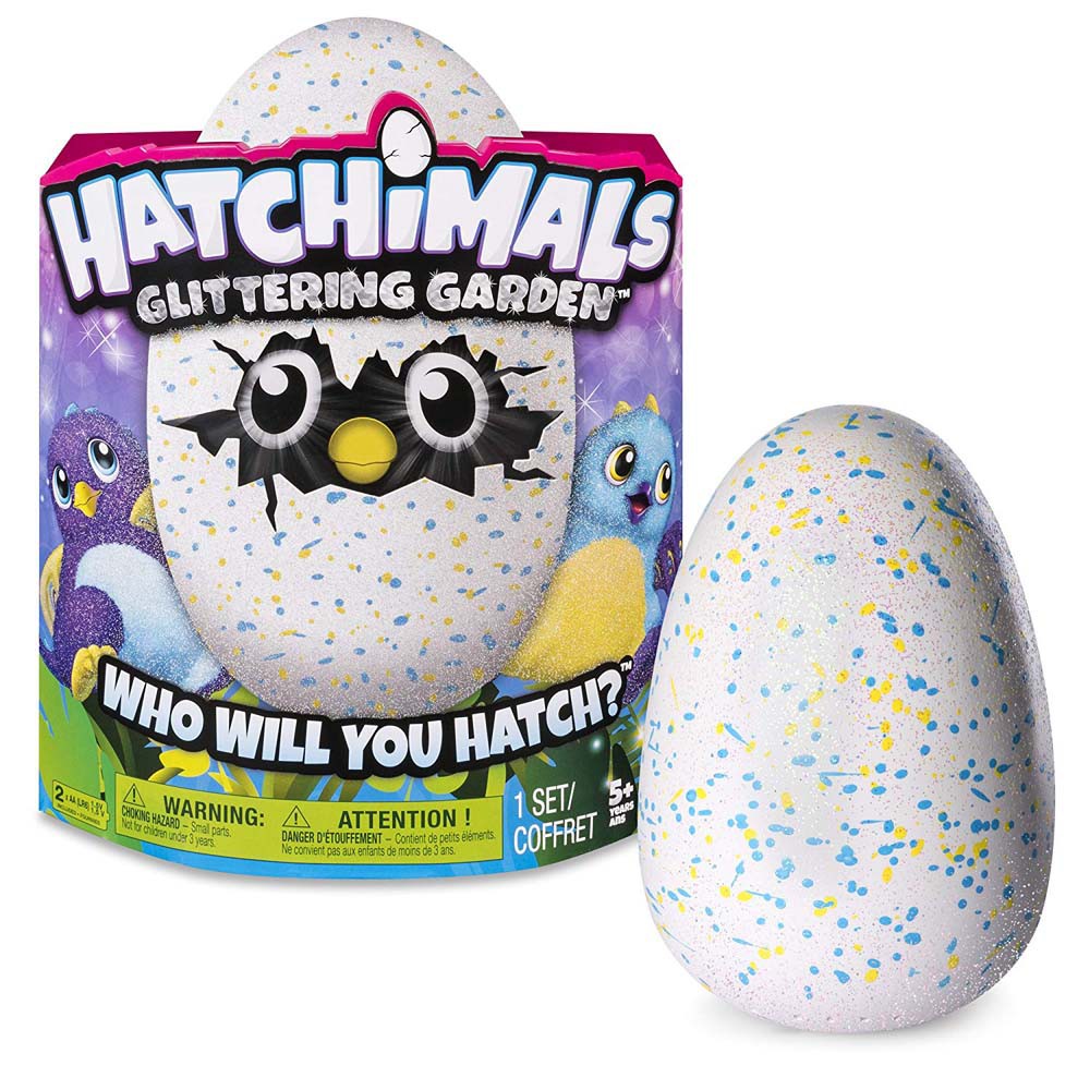 hatchimals jumbo glittering garden twin surprise