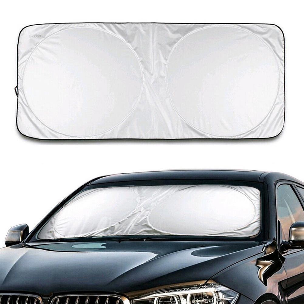 1x Auto Car Front Rear Window Foldable Visor UV Sun Shade Windshield Cover Block