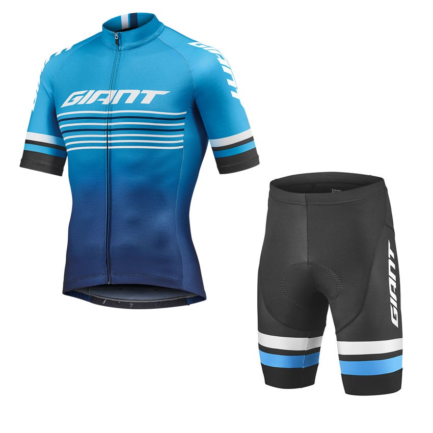 giant cycling jersey and shorts