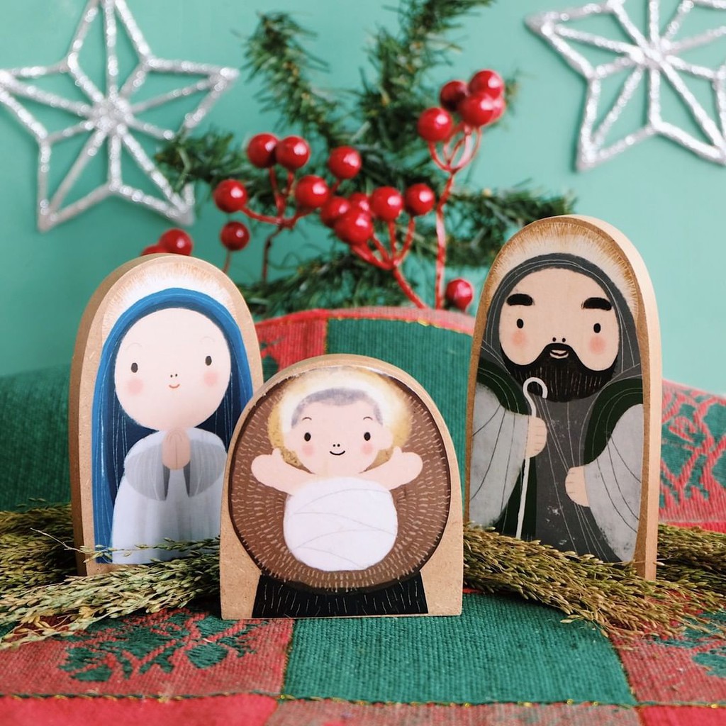 Papemelroti Holy Family Nativity Set | Belen | Christmas Decor | Shopee