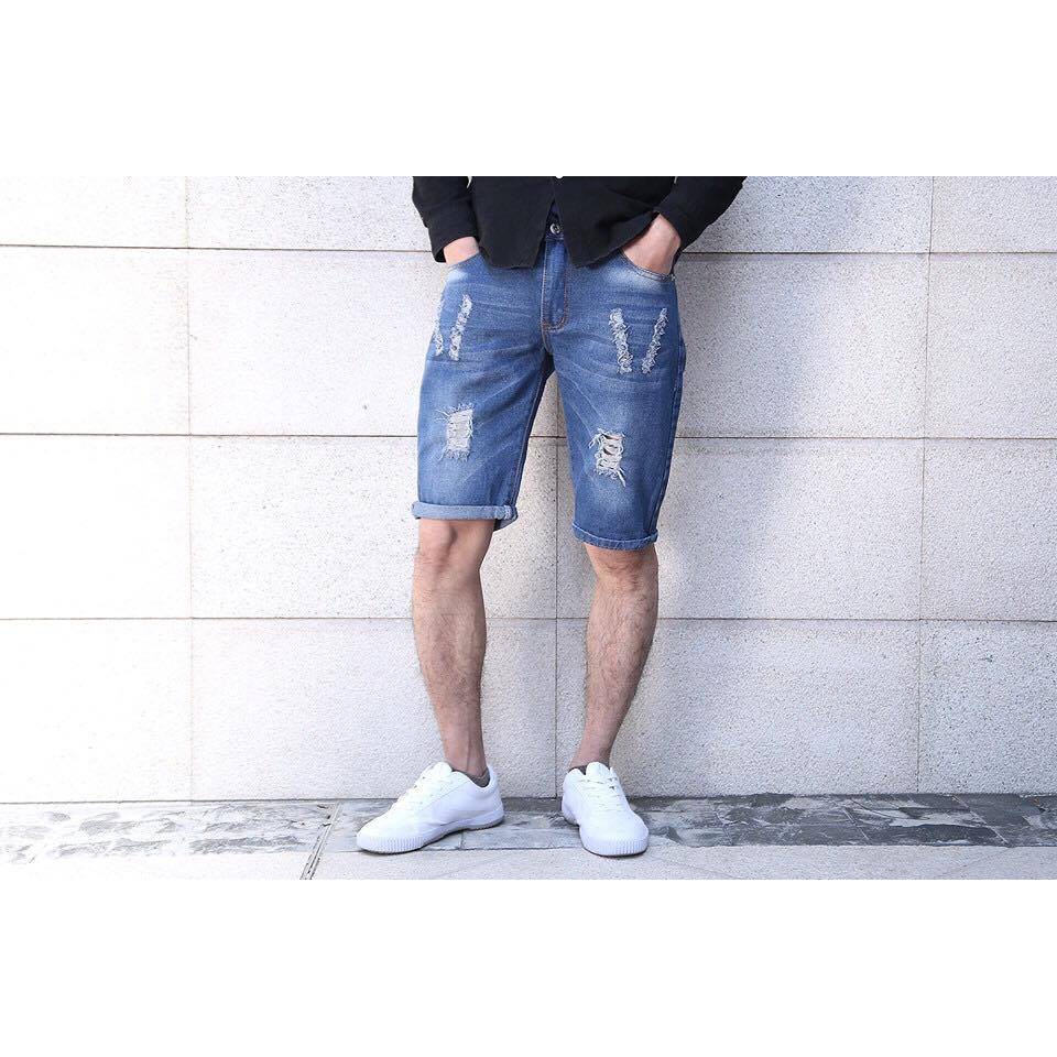 tattered shorts mens