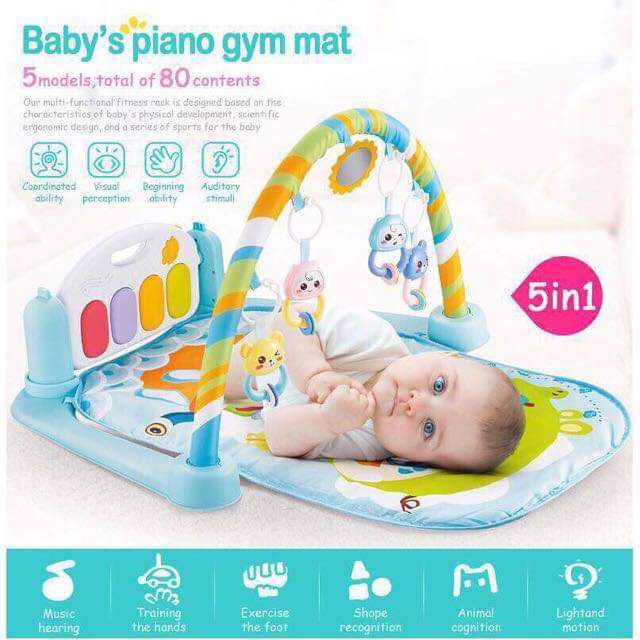 baby piano gym mat