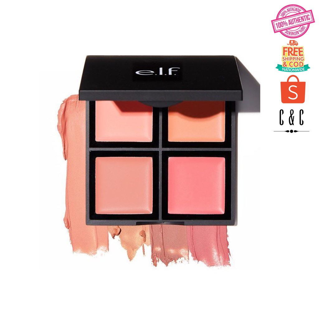 ELF Cream Blush 4Pan Palette Variations Posted Mirror Included