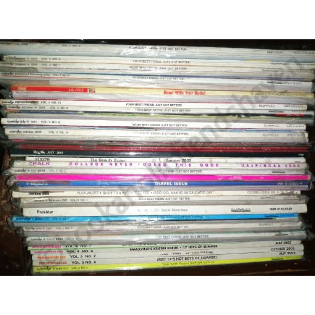 Candy Magazines (assorted back issues) | Shopee Philippines