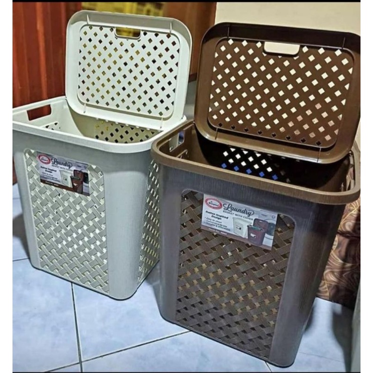 Rattan laundry basket (UNIPLUS) Shopee Philippines