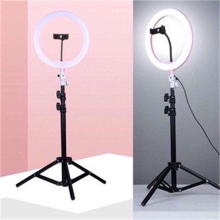 33cmwith stand   LED  Ring Light Photo Studio Photography Dimmable with 210CM Tripod