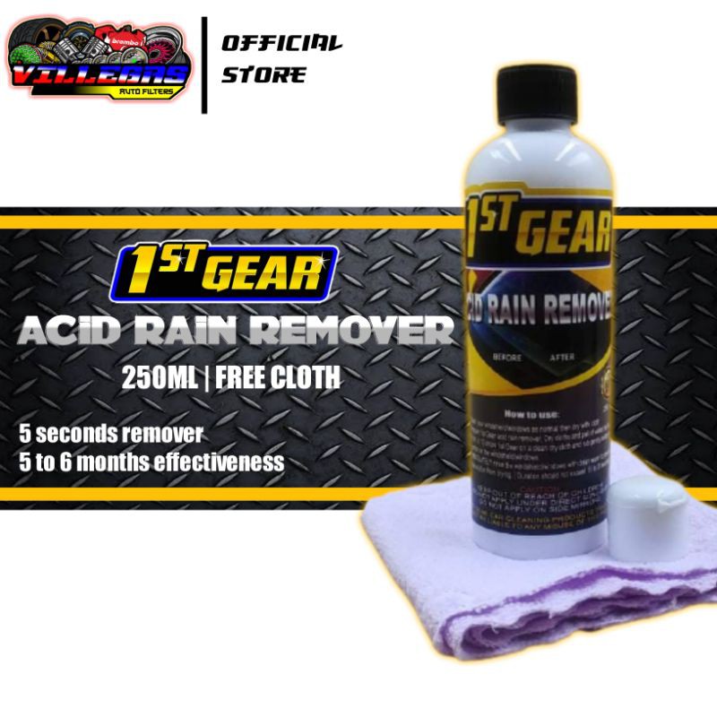 1st gear acid rain remover interior detailer nano wax degreaser
