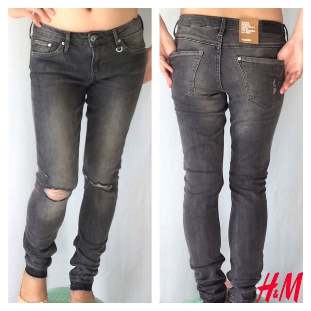 super skinny super low waist jeans h&m