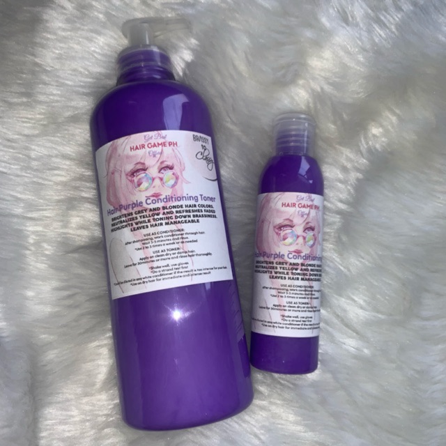 500ml Hair Purple Conditioning Toner Brassy To Classy Shopee