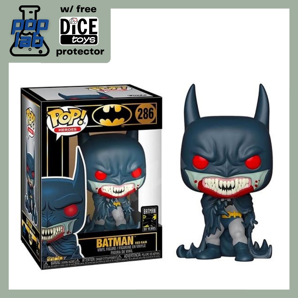 Authentic Funko POP! - DC: Batman 80th - Red Rain Batman (1991) #286 |  Shopee Philippines