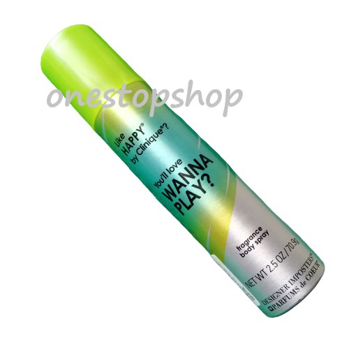 wanna play body spray